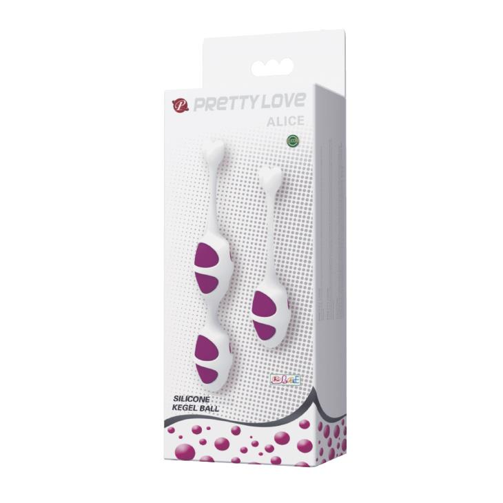 Palline vaginali Alice – impermeabile, bianca | Pretty Love