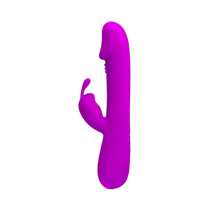 Vibrador rabbit Clement 30 funções – recarregável, fúcsia | Pretty Love
