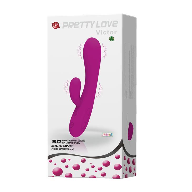 G-Punkt-Vibrator Victor 30 Funktionen – wiederaufladbar, fuchsia | Pretty Love