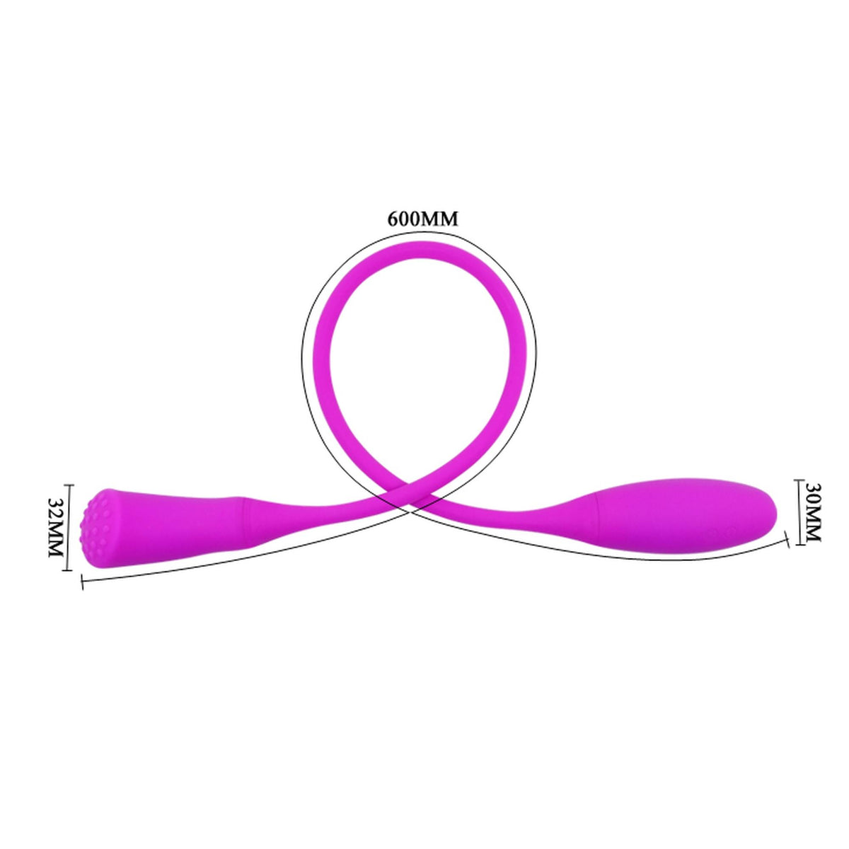 Vibrador especial Snaky 7 funciones – recargable, doble | Pretty Love