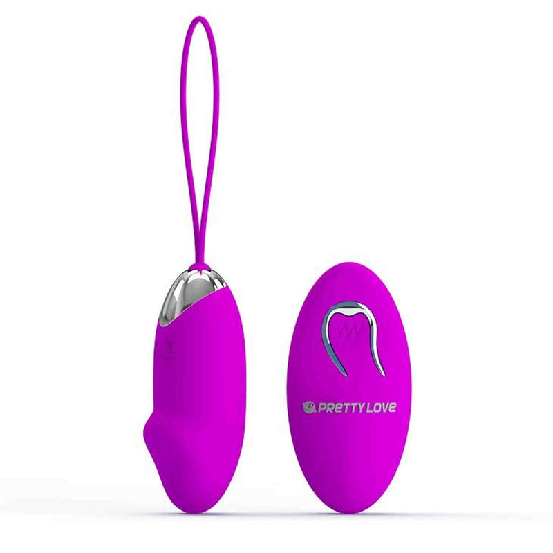 Œuf vibrant Julia 12 fonctions – avec télécommande, fuchsia | Pretty Love