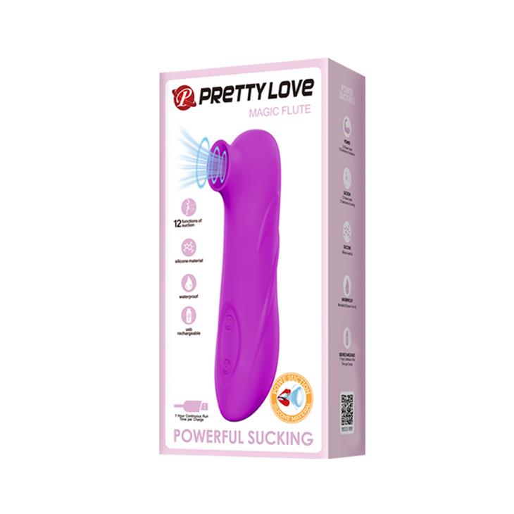 Estimulador de clitóris Magic Flute Sunctions 12 funções – recarregável | Pretty Love