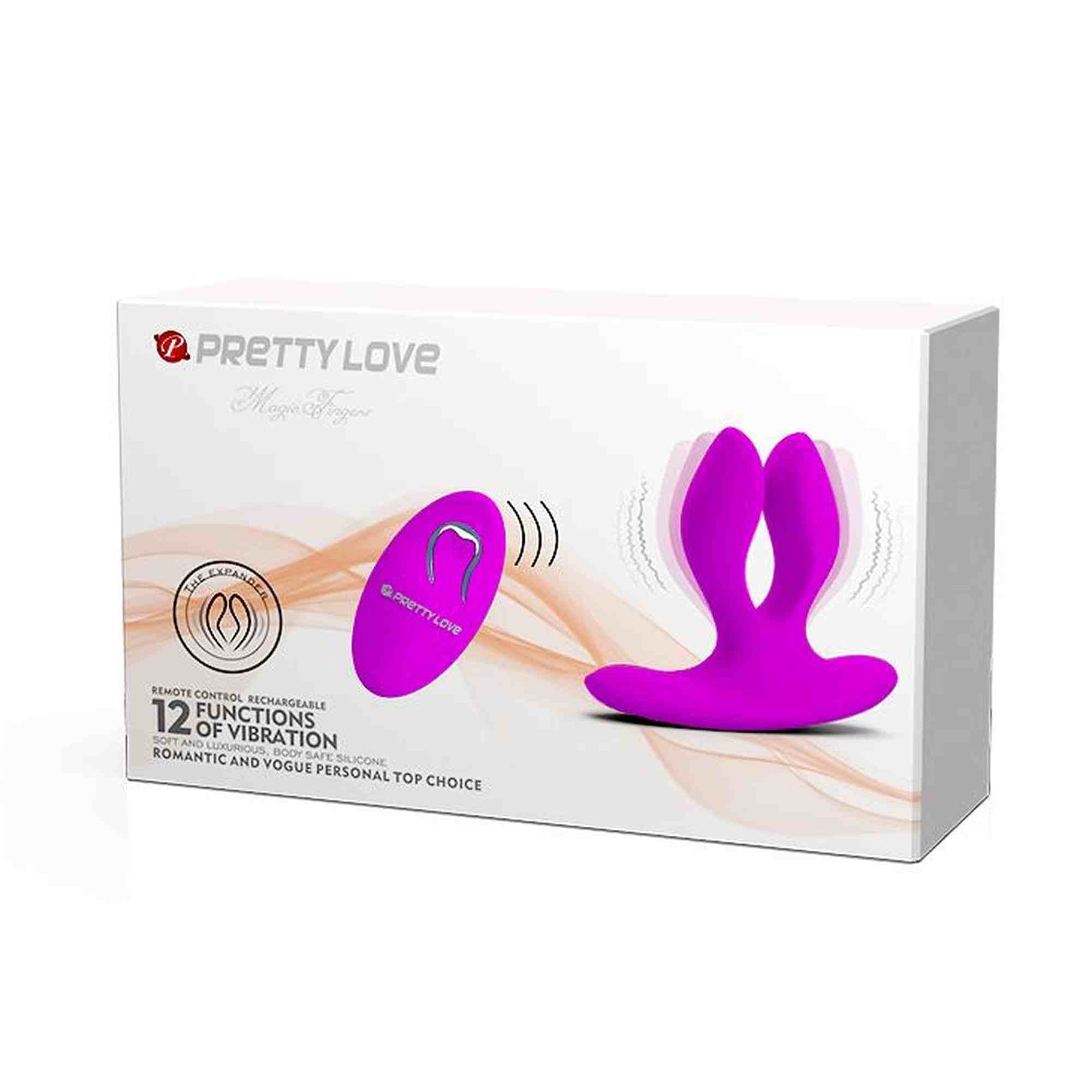 PRETTY LOVE - MAGIC FINGER, 12 fonctions de vibration Fonction mémoire Télécommande sans fil