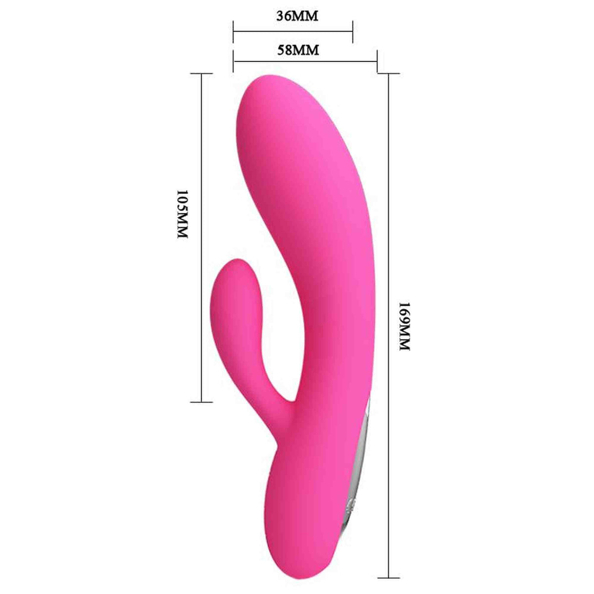 Vibratore punto G Ives 30 funzioni – ricaricabile, fucsia | Pretty Love