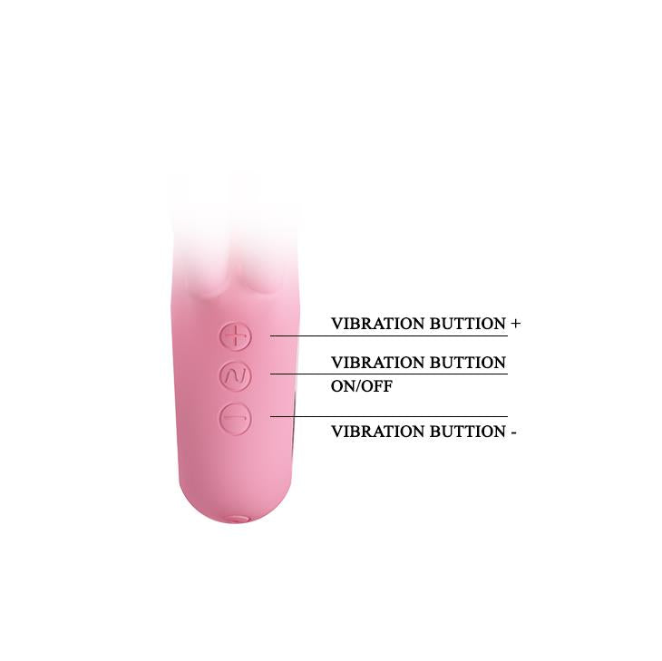 Rabbit vibrátor Chris 7 funkció – újratölthető | Pretty Love