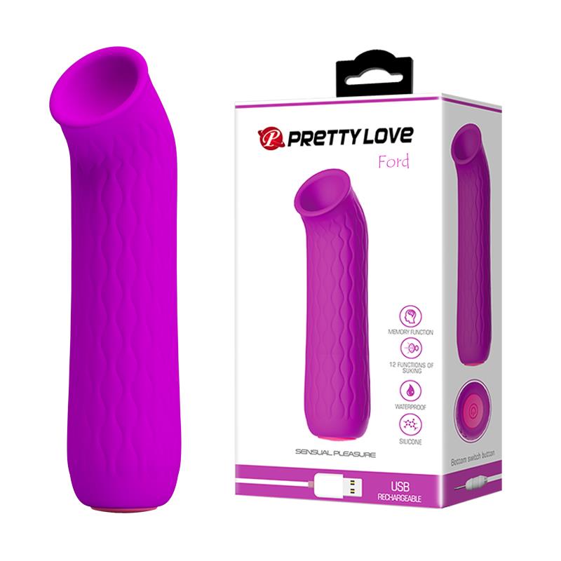 Stimolatore clitorideo Ford Memory 12 funzioni – ricaricabile, fucsia | Pretty Love