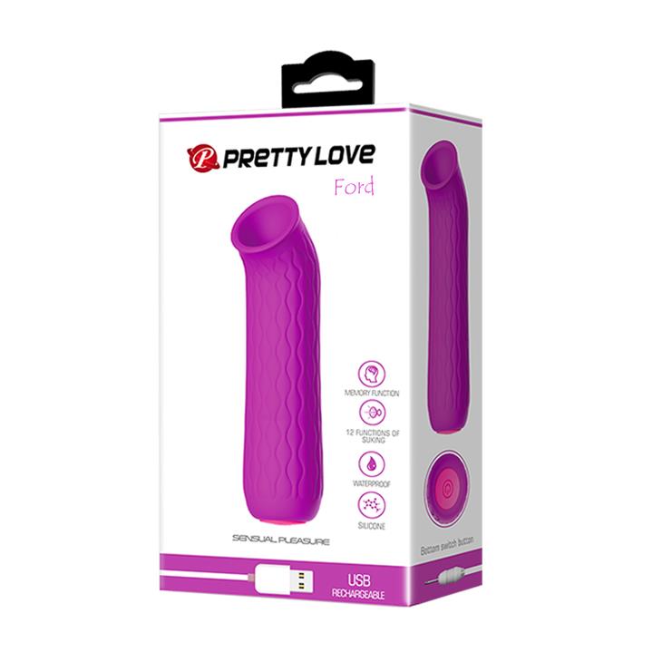 Stimolatore clitorideo Ford Memory 12 funzioni – ricaricabile, fucsia | Pretty Love