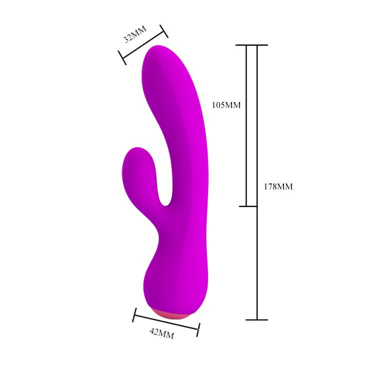 Rabbit-Vibrator Zachary 12 Funktionen – wiederaufladbar | Pretty Love