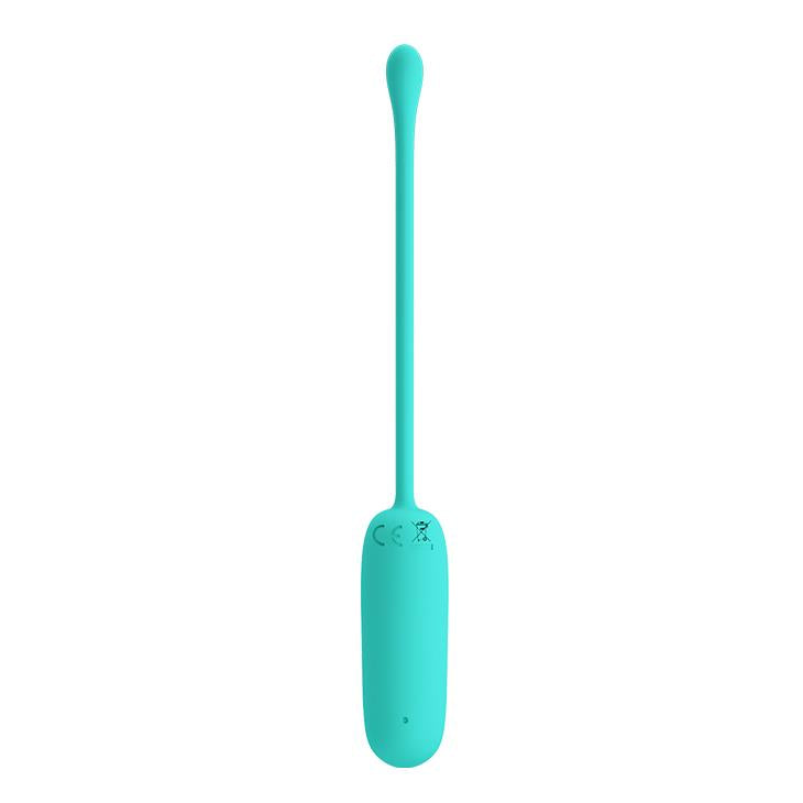 Ovo vibratório Joyce Memory 12 funções – recarregável, azul claro | Pretty Love