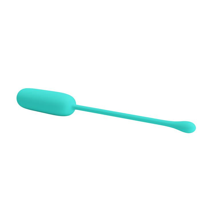 Ovo vibratório Joyce Memory 12 funções – recarregável, azul claro | Pretty Love