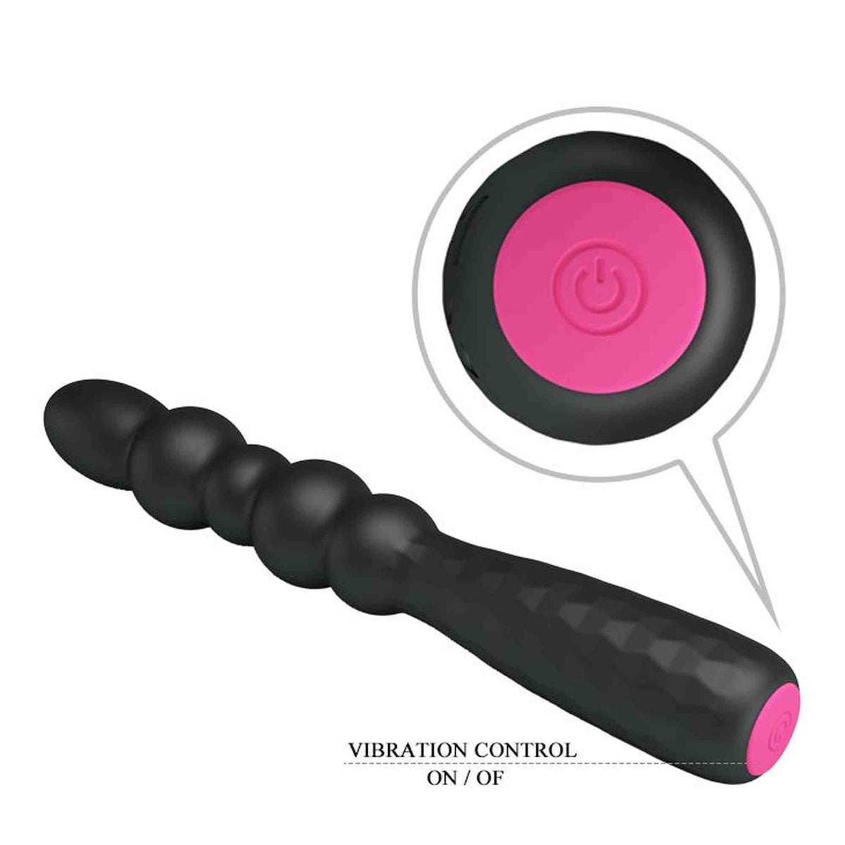 G-Punkt-Vibrator Monroe 12 Funktionen – wiederaufladbar, schwarz | Pretty Love