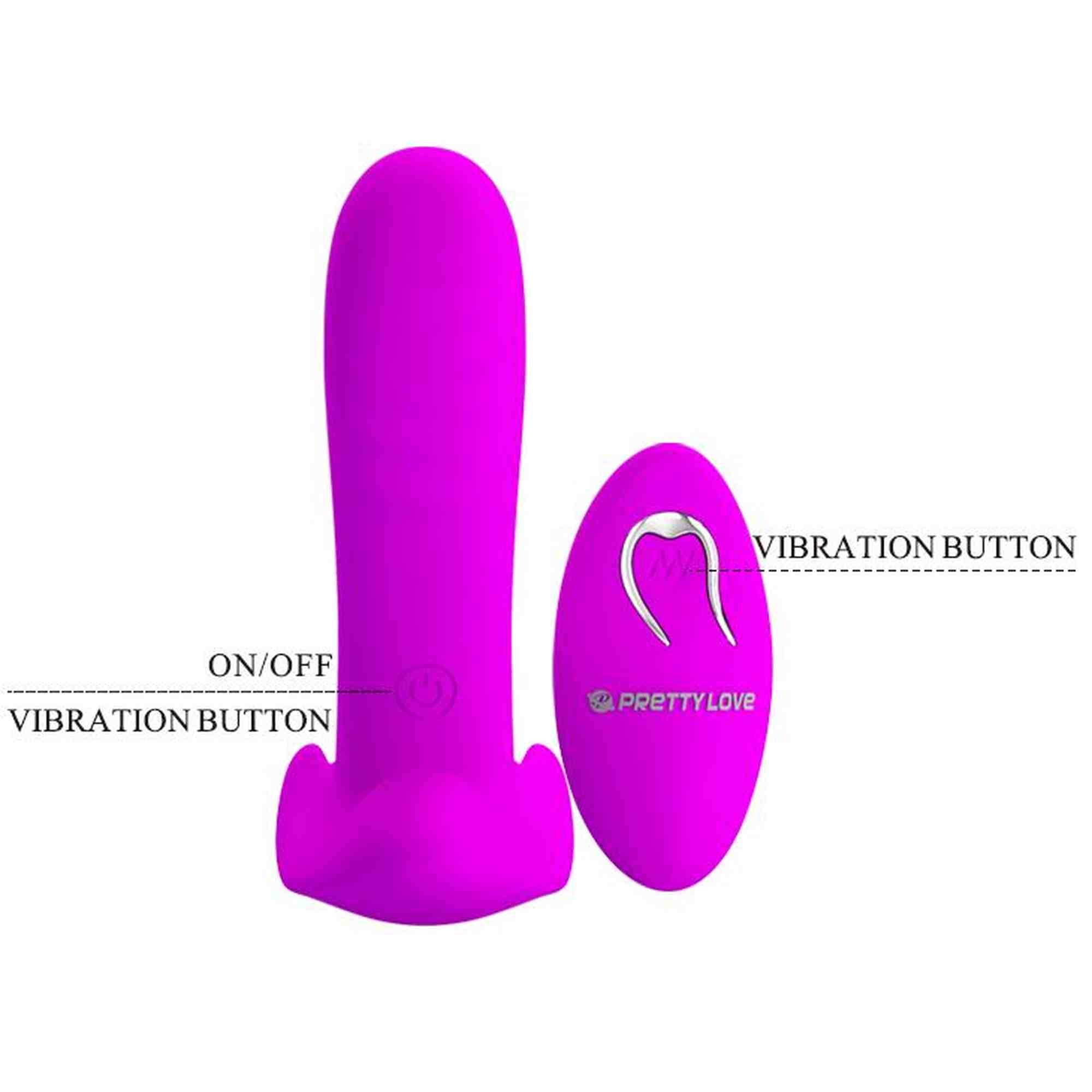 PRETTY LOVE - REMOTE CONTROL MASSAGER, 12 vibration functions Wireless remote control