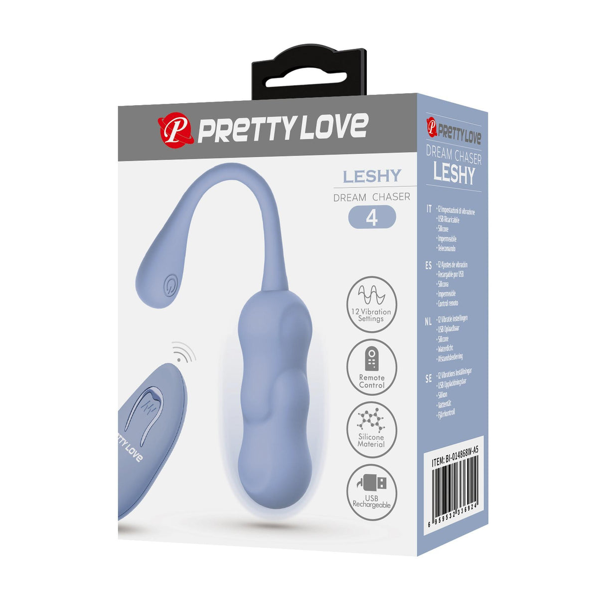 Ovetto vibrante Leshy Chaser 4 12 funzioni – con telecomando | Pretty Love