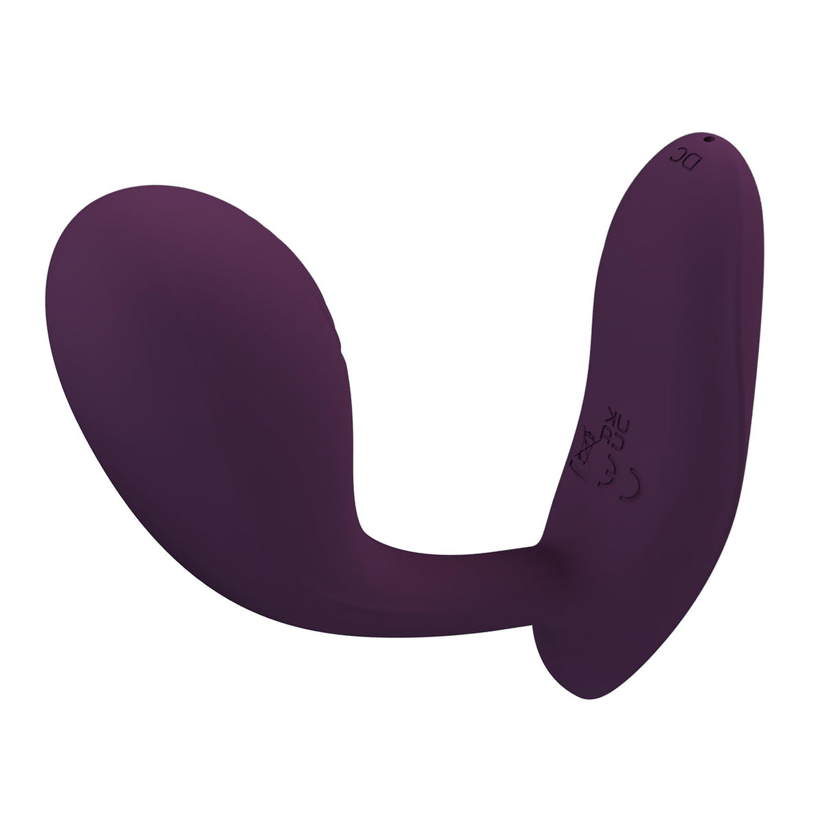 Vibromasseur spécial Baird Mobile distance 12 fonctions – contrôlé par appli, rechargeable, prune | Pretty Love