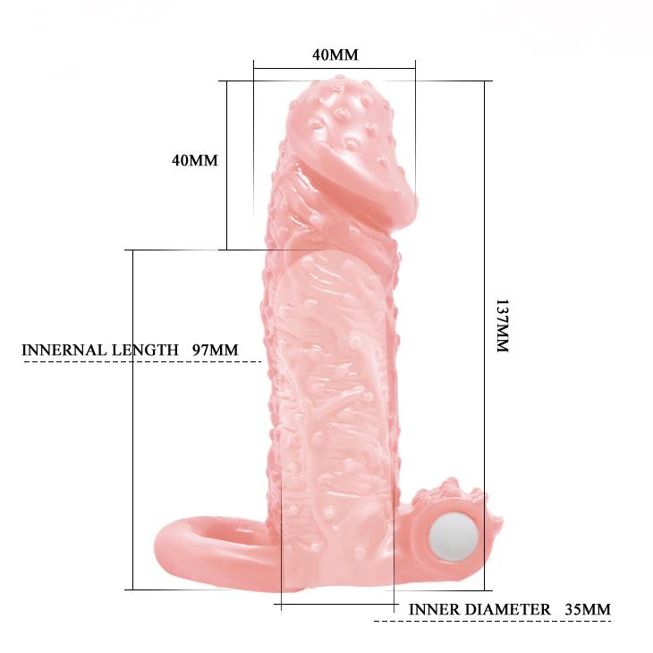 Gaine de pénis Brave – vibrante BI-016010-1 | Pretty Love