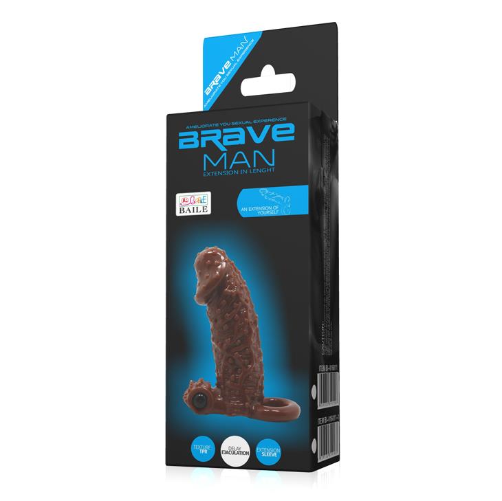 Gaine de pénis Brave – vibrante BI-016010-1 | Pretty Love