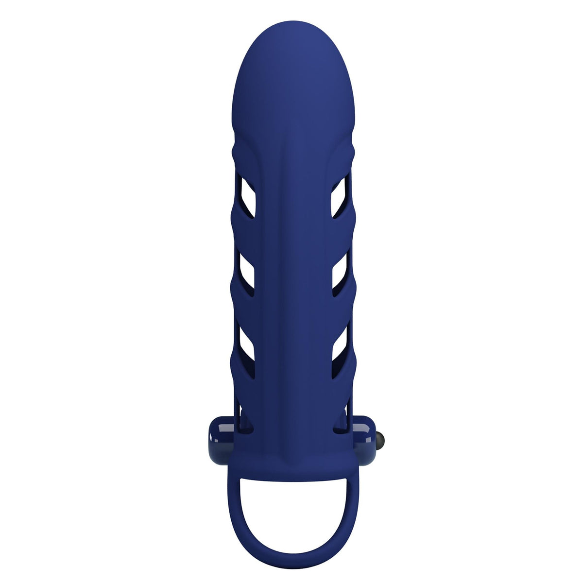 Guaina per il pene 10 funzioni – vibrante, blu | Pretty Love
