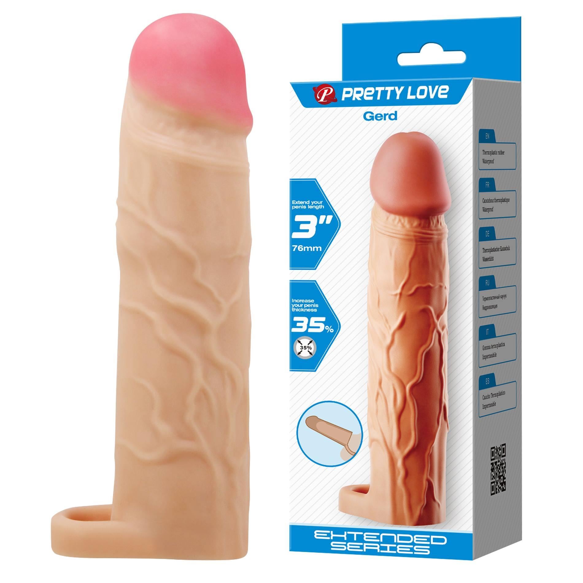 PRETTY LOVE - Gerd Flesh, Extend your penis length 3'' (76mm)