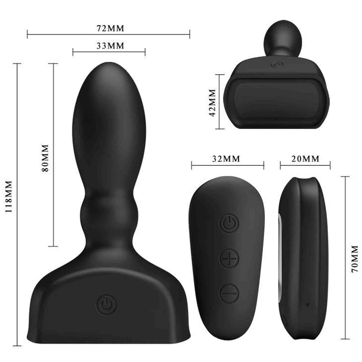 Butt plug – vibrating, rechargeable | Mr. Play