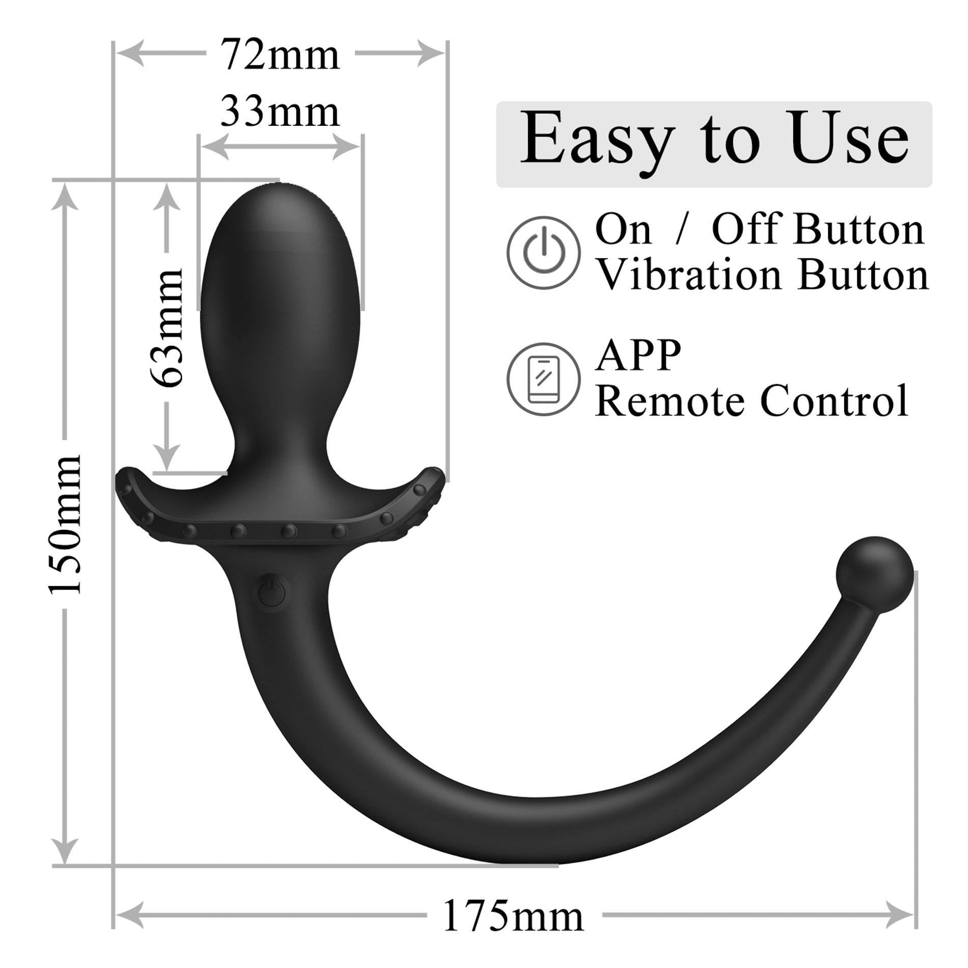 Pretty Love Anthony Smart App Plug Anal Vibrant