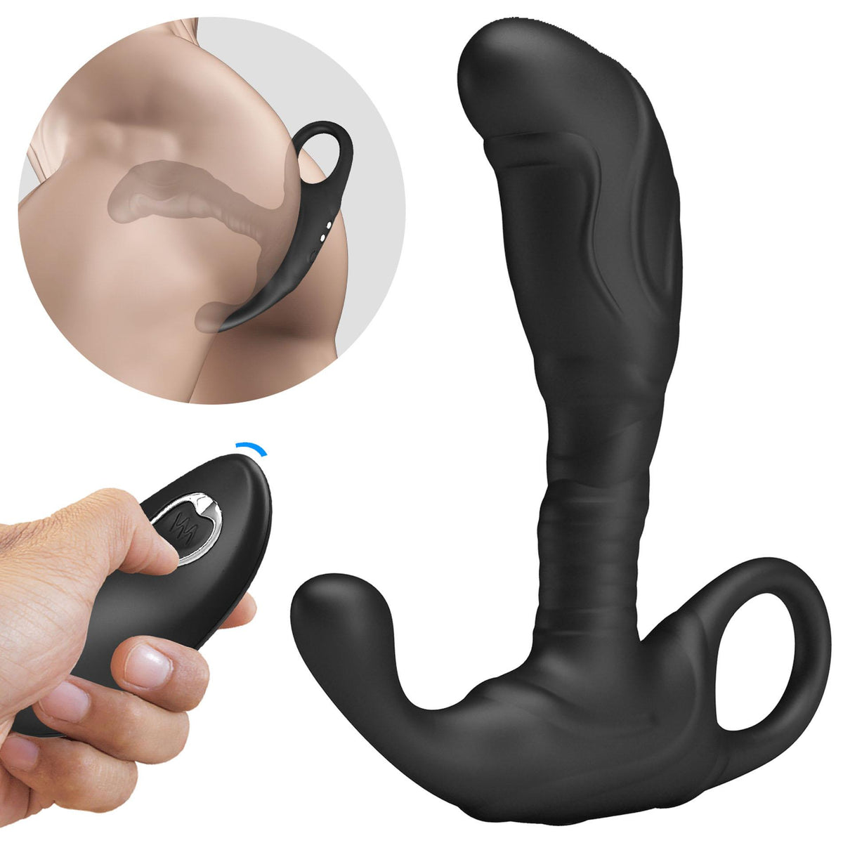 Massaggiatore prostatico 12 funzioni – con telecomando | Mr. Play