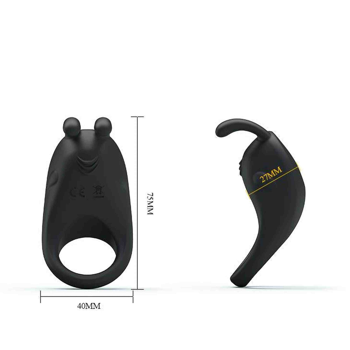 Vibratore rabbit 7 funzioni – ricaricabile, nero | Pretty Love