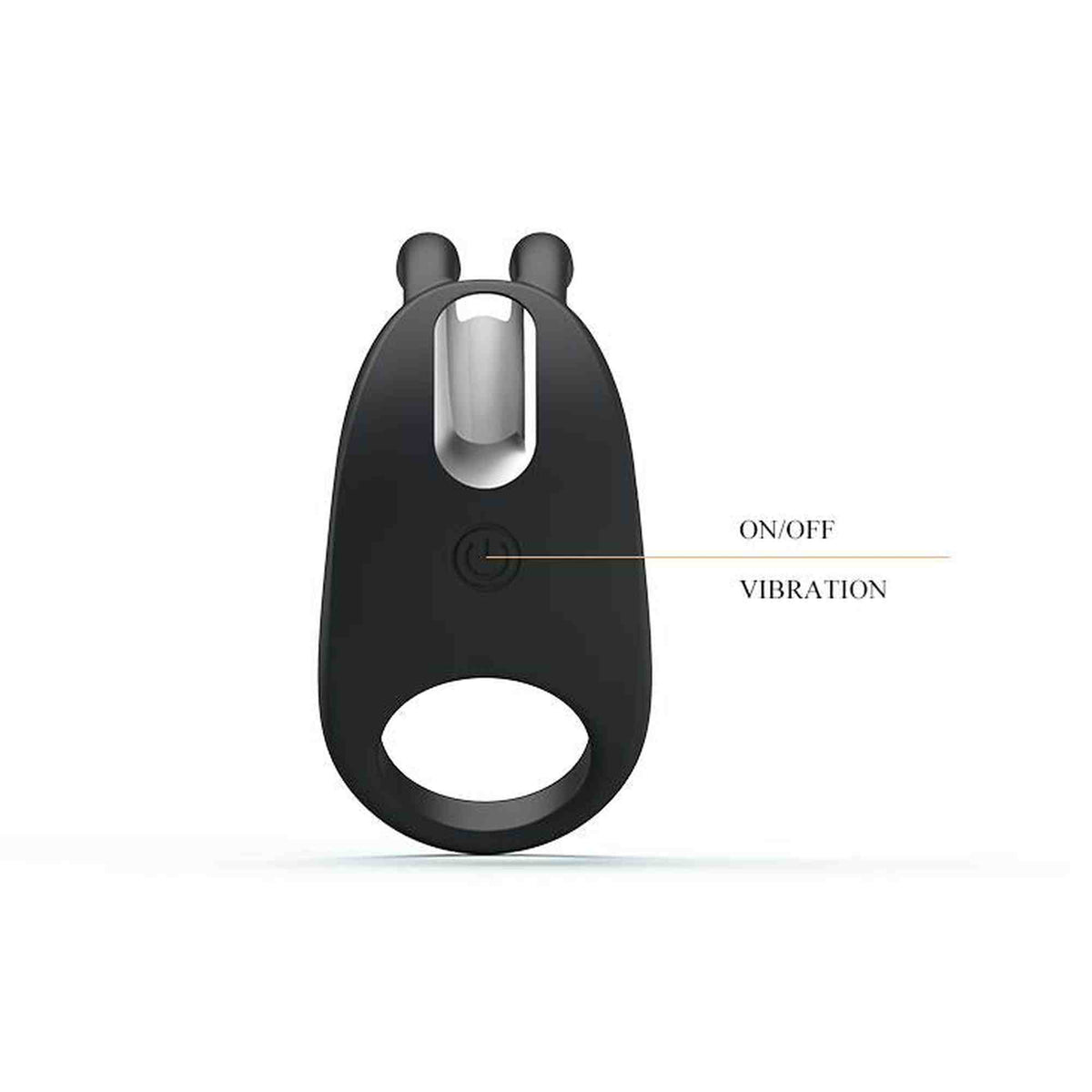 Vibratore rabbit 7 funzioni – ricaricabile, nero | Pretty Love