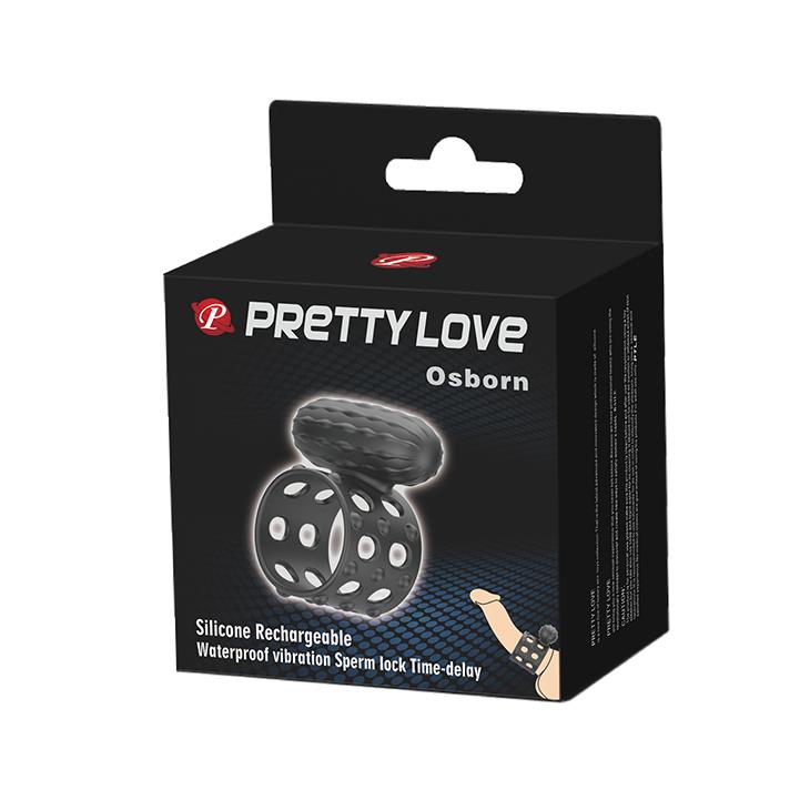Anneau pénien Osborn – vibrant, noir | Pretty Love