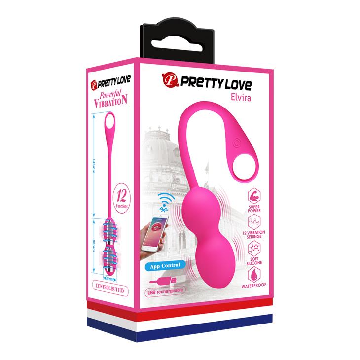 PRETTY LOVE - ELVIRA Pink - Cone balls