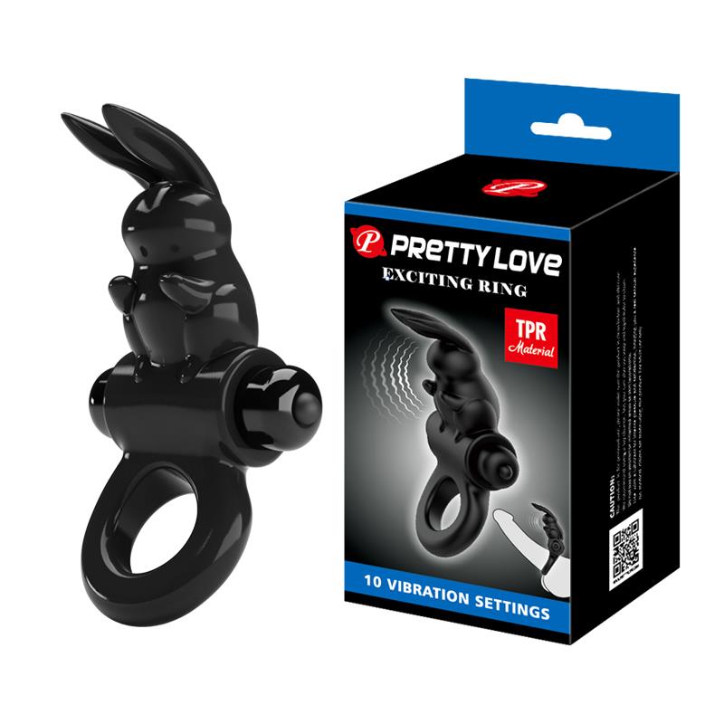 PRETTY LOVE - ANNEAU EXCITANT, 10 fonctions de vibration