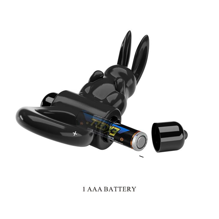 Anel peniano Exciting 10 funções – vibratório, preto | Pretty Love