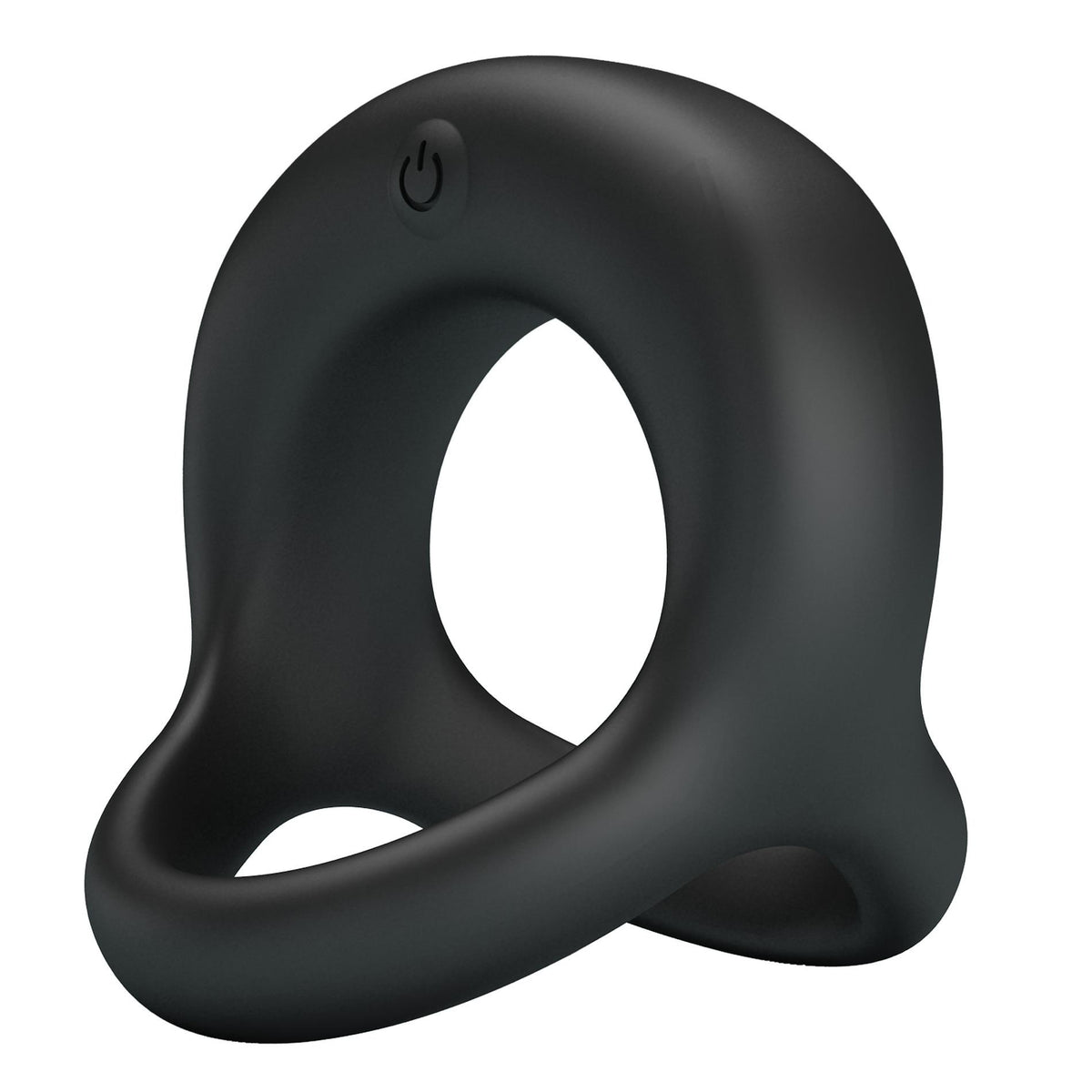 Anillo para el pene Vibrant Elliott 10 funciones – vibrador, negro | Pretty Love