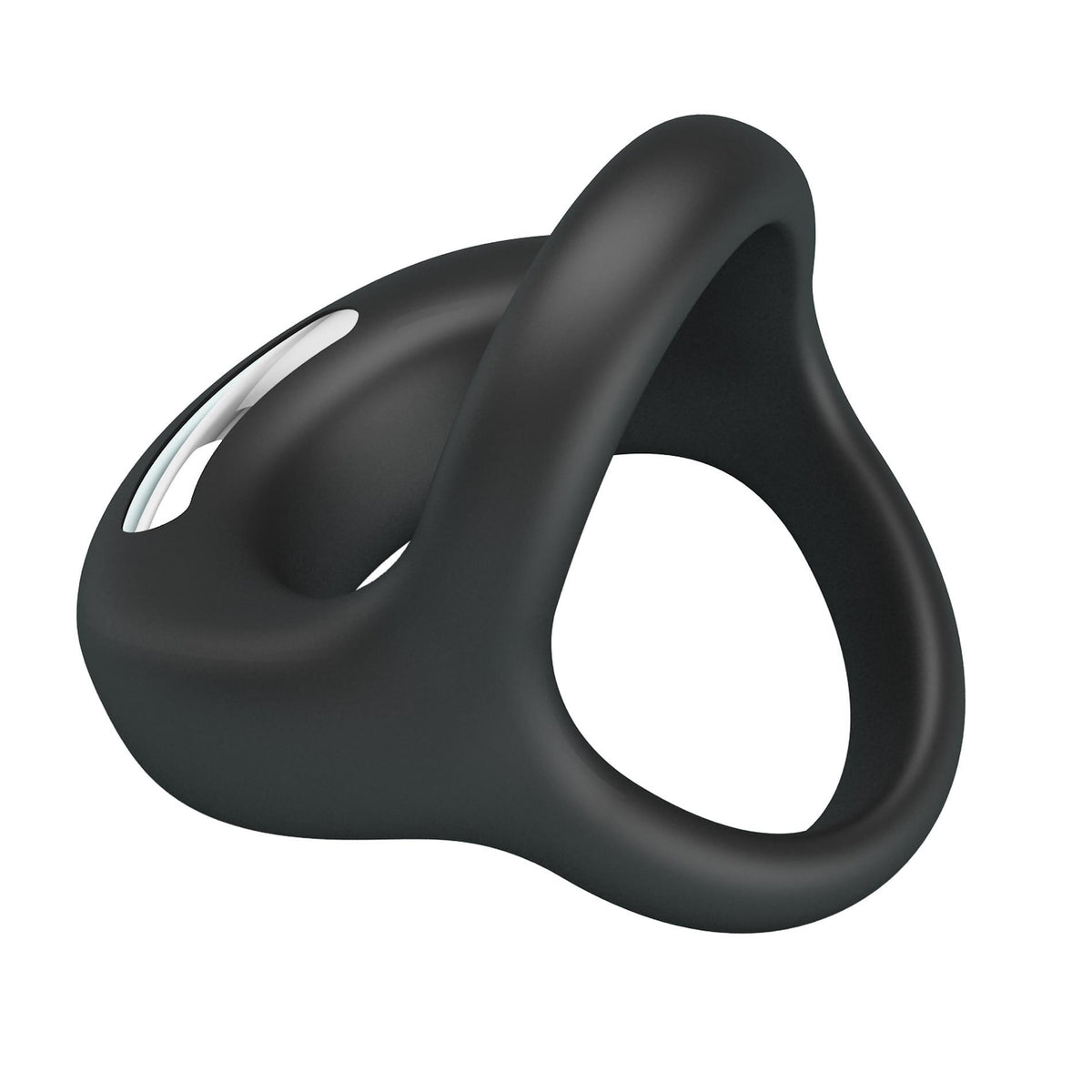 Anillo para el pene Vibrant Elliott 10 funciones – vibrador, negro | Pretty Love