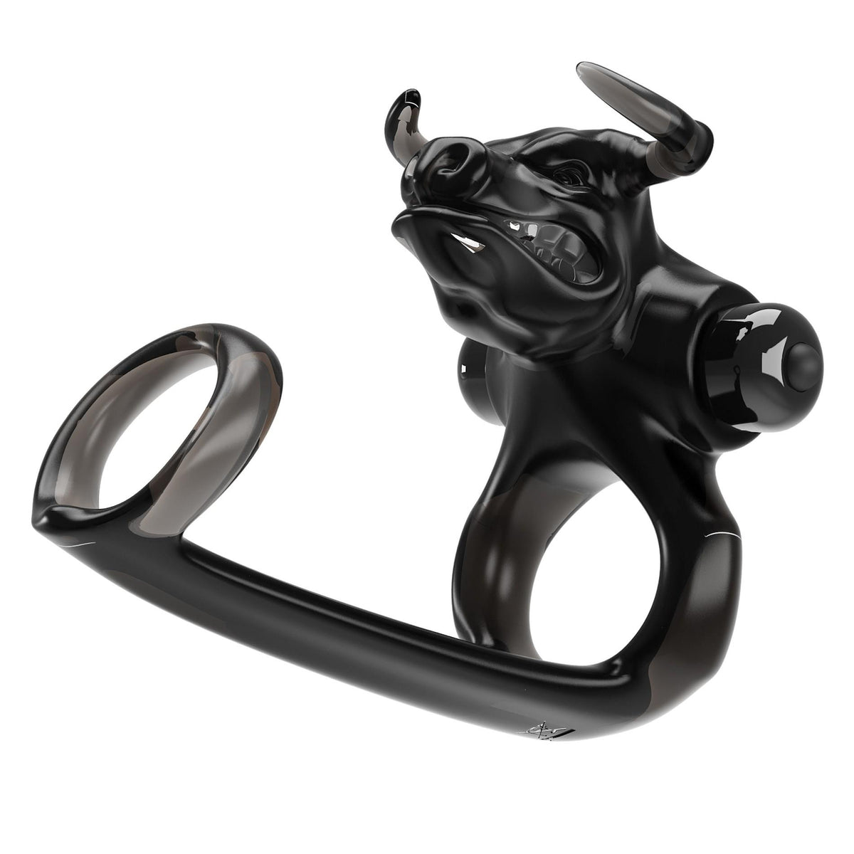 Penis sleeve Bull Warrior 10 functions – hollow, vibrating, black | Pretty Love