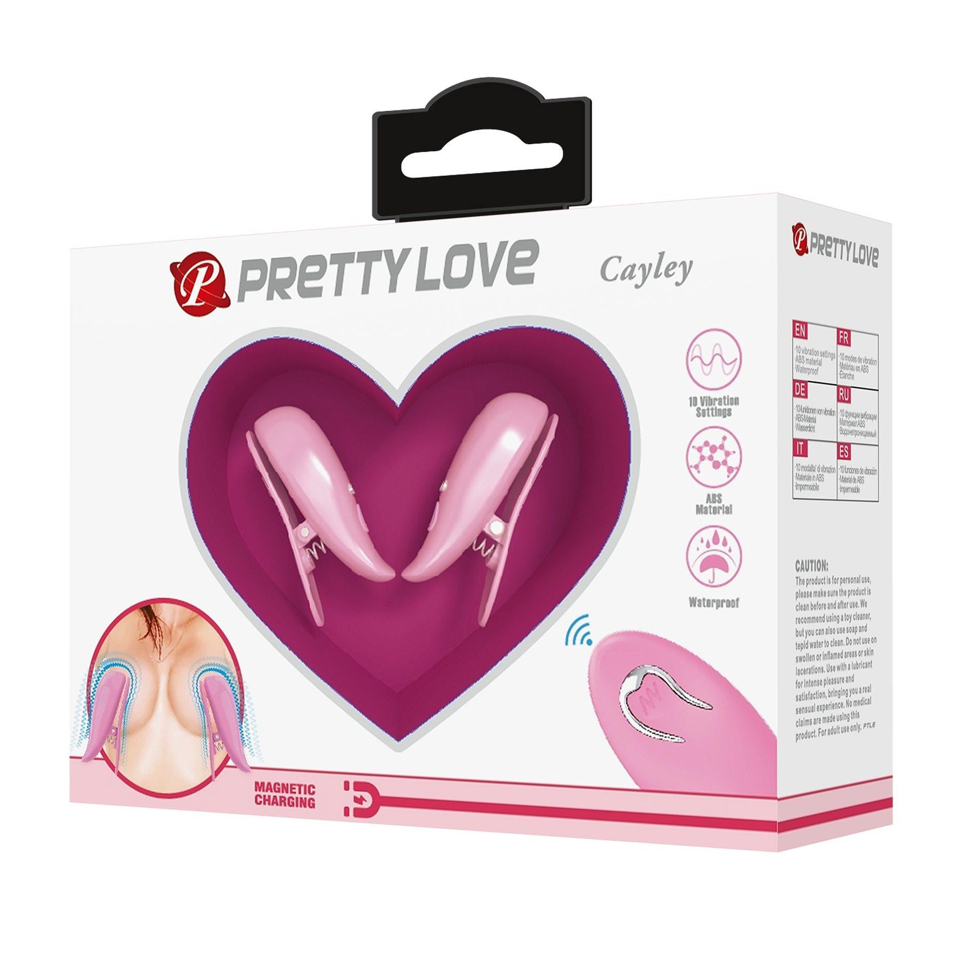 PRETTY LOVE - CAYLEY, WATERPROOF, ABS, 10 VIBRATIONS, TÉLÉCOMMANDE