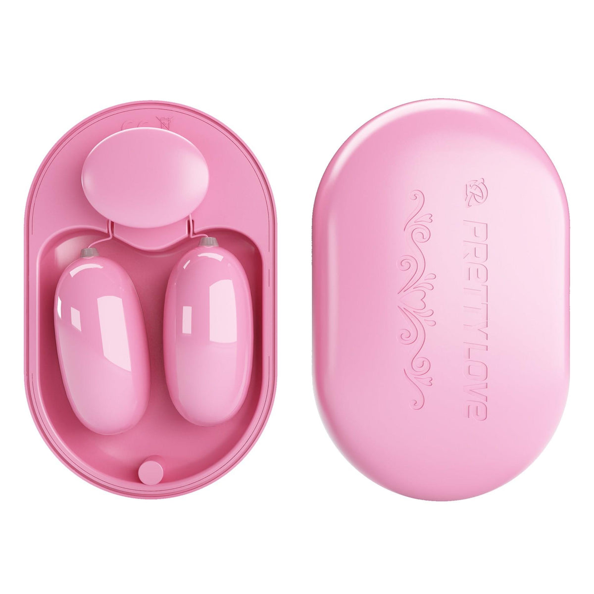 Mini vibromasseur 12 fonctions – avec télécommande, rechargeable, rose | Pretty Love