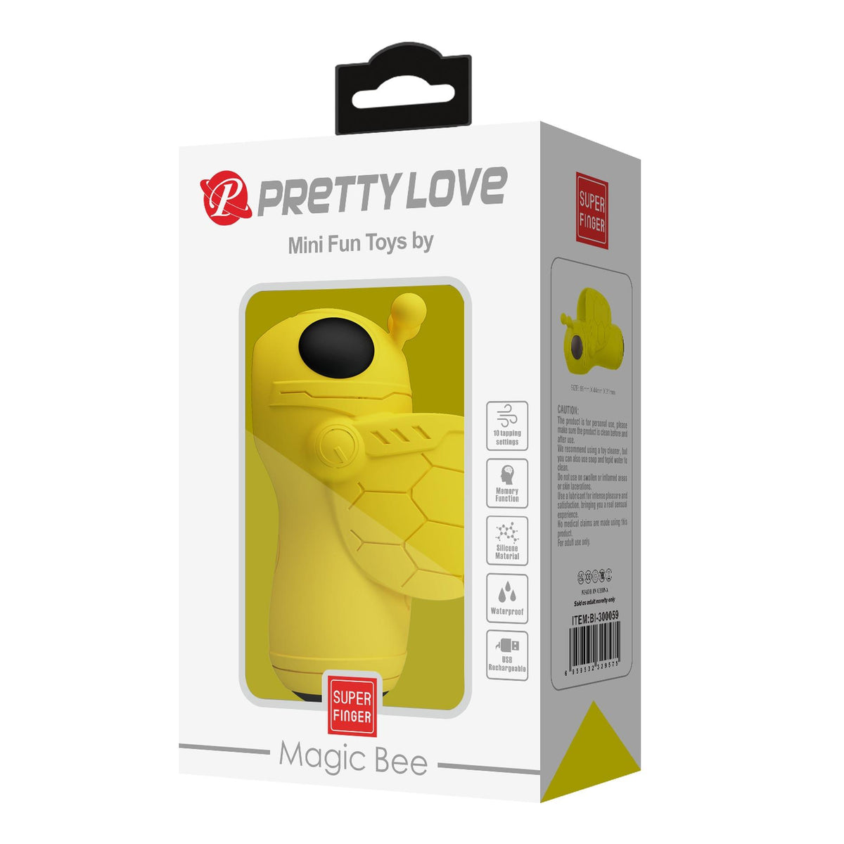 Vibromasseur pour doigt FingerMagic Bee 10 tapping – rechargeable, vibrant | Pretty Love