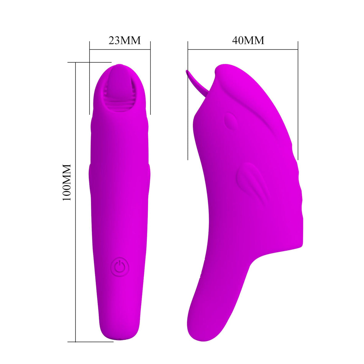 Vibratore da dito Peterson Honey – ricaricabile, vibrante, fucsia | Pretty Love