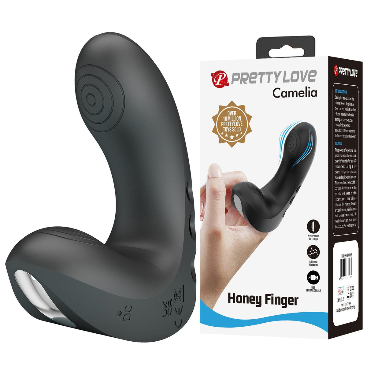 Vibratore da dito Camelia 7 funzioni | Pretty Love
