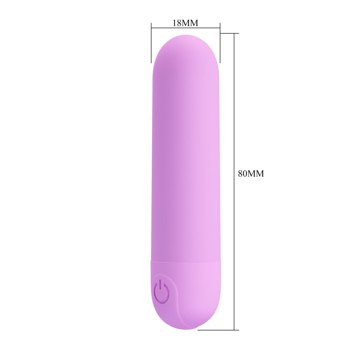 Mini vibratore Stefan 10 funzioni – ricaricabile, rosa 8 cm | Pretty Love