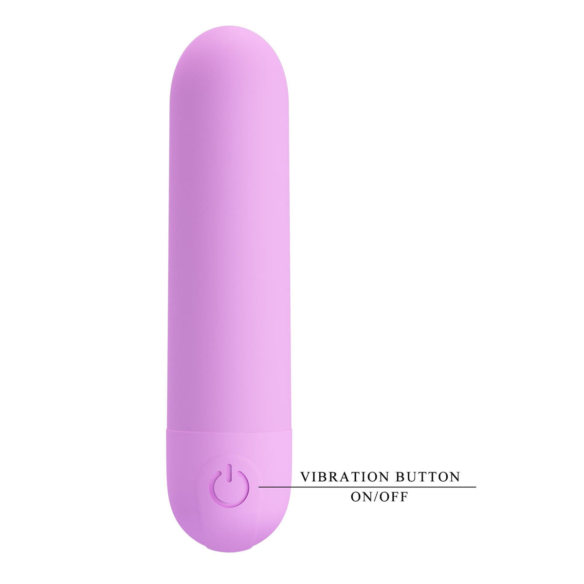 Mini vibratore Stefan 10 funzioni – ricaricabile, rosa 8 cm | Pretty Love