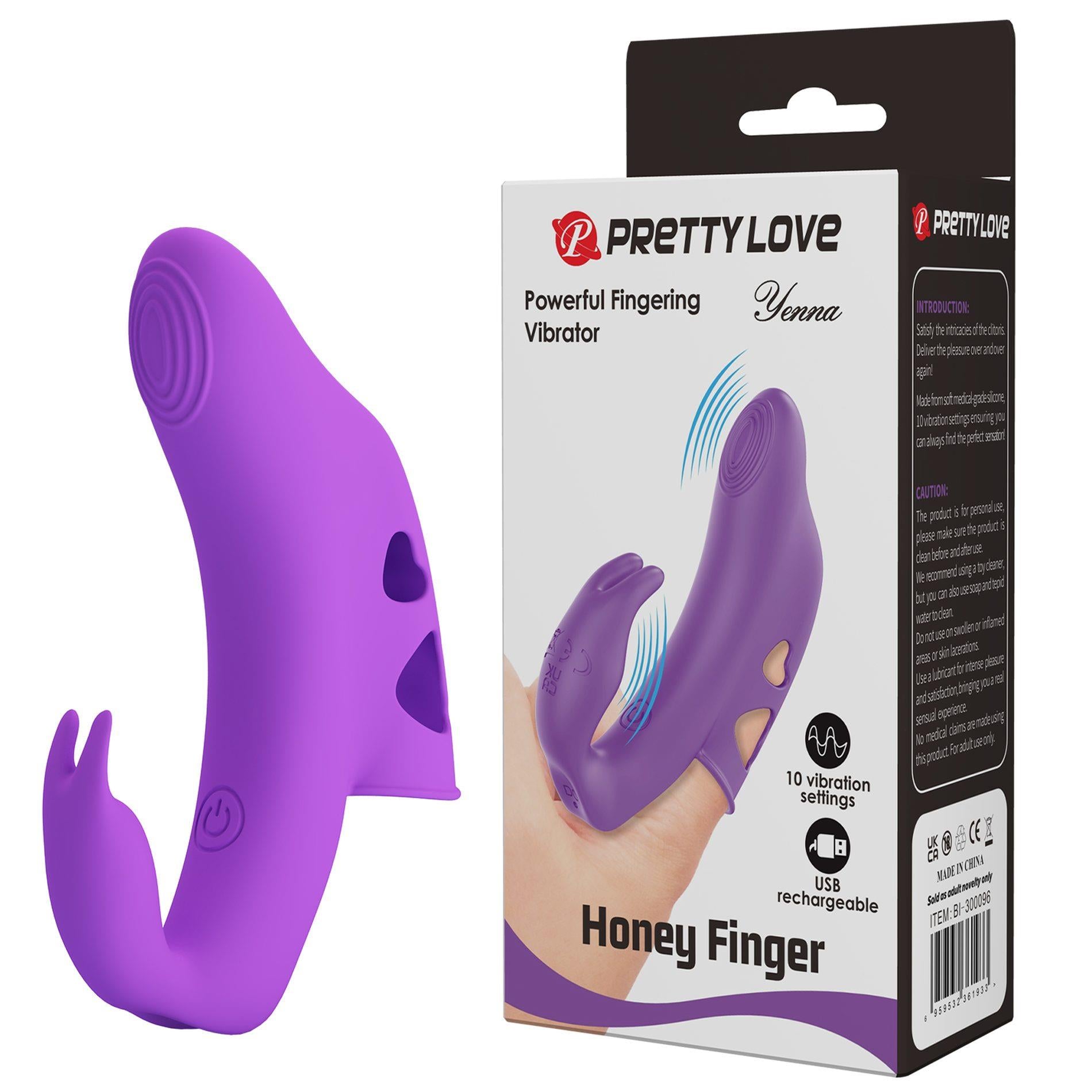 YENNA HONEY FINGER, 10 fonctions de vibration
