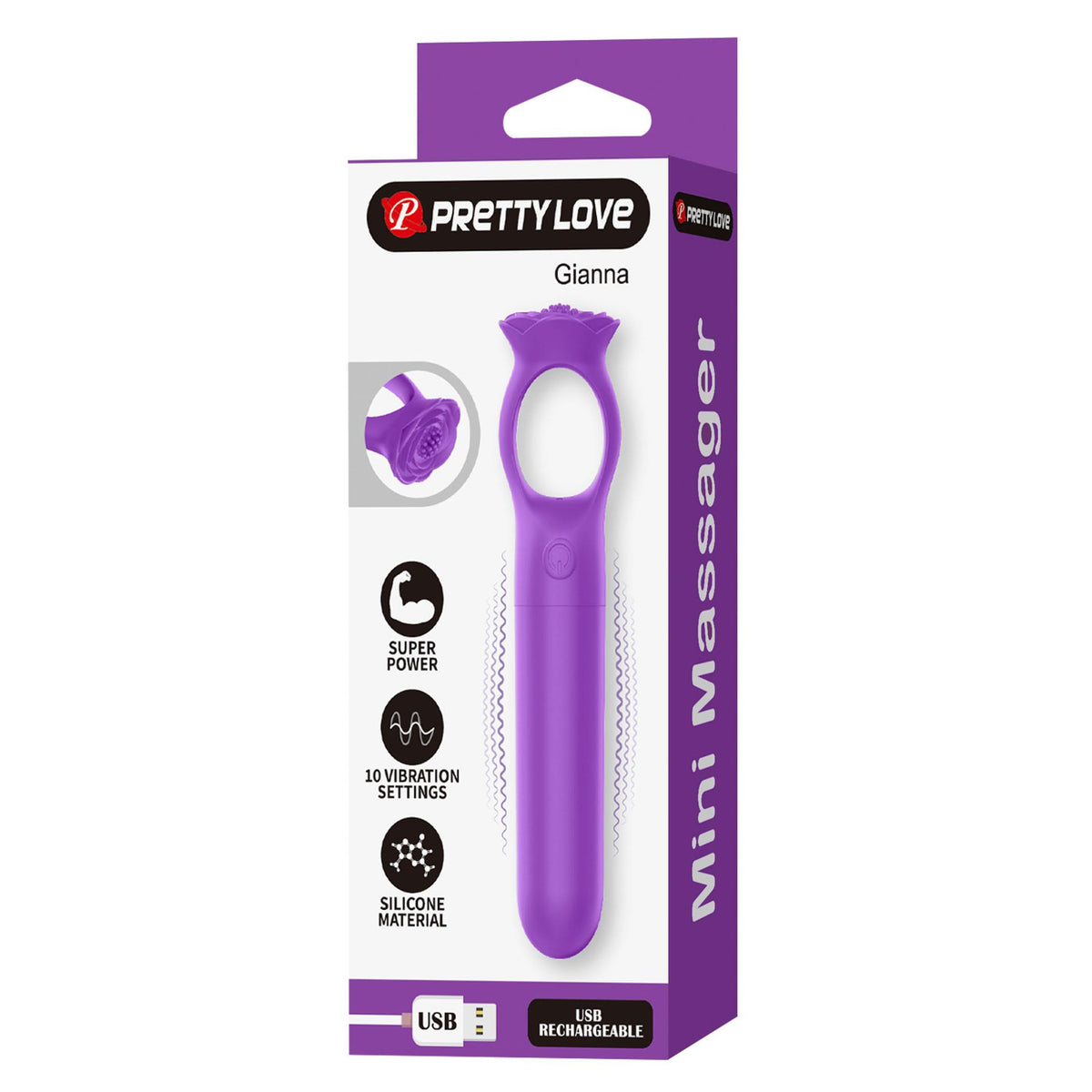 Estimulador de clitóris Gianna – recarregável | Pretty Love