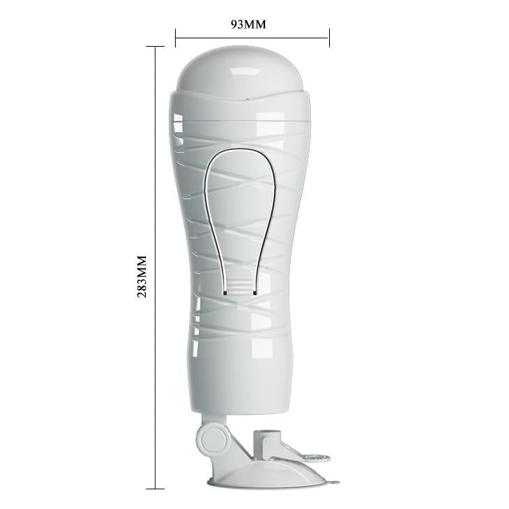 Masturbador Flora 12 funciones – recargable, vibrador, nude | Crazy Bull