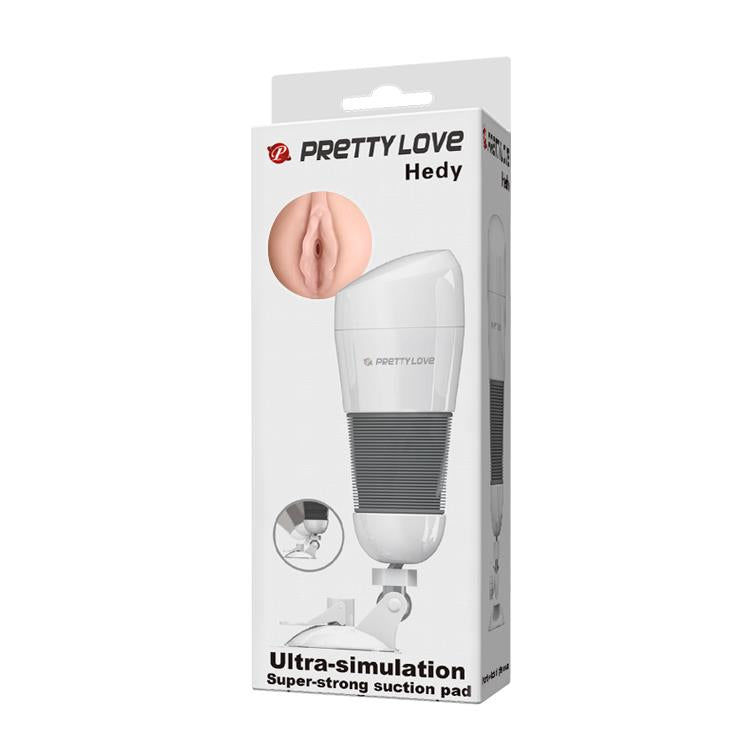 Masturbatore Hedy base – con ventosa, vibrante BM-00900T49N-1 | Pretty Love
