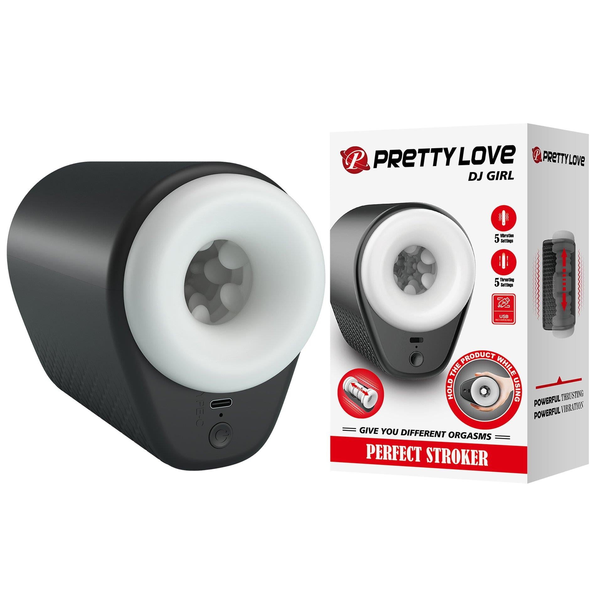 PRETTY LOVE - Dj Girl, 5 fonctions de vibration 5 modes de poussée