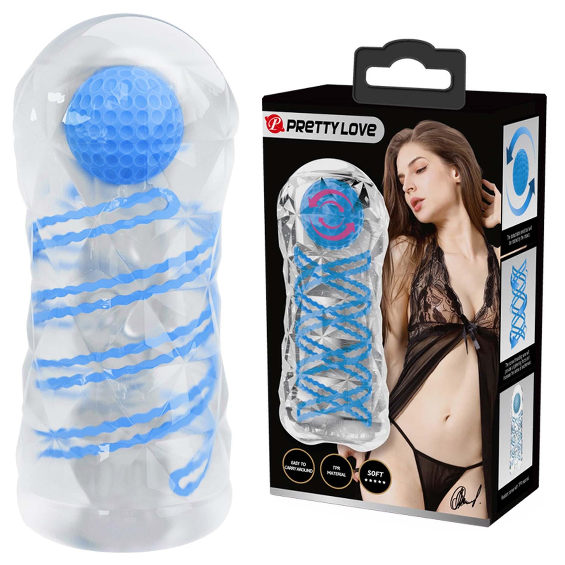 PRETTY LOVE - Masturbateur transparent, TPR