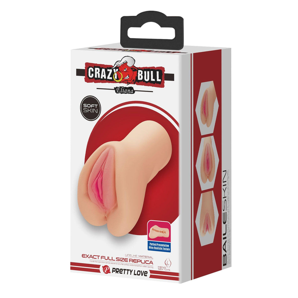 Masturbatore Eliana – vibrante, impermeabile, nude BM-009235N | Crazy Bull