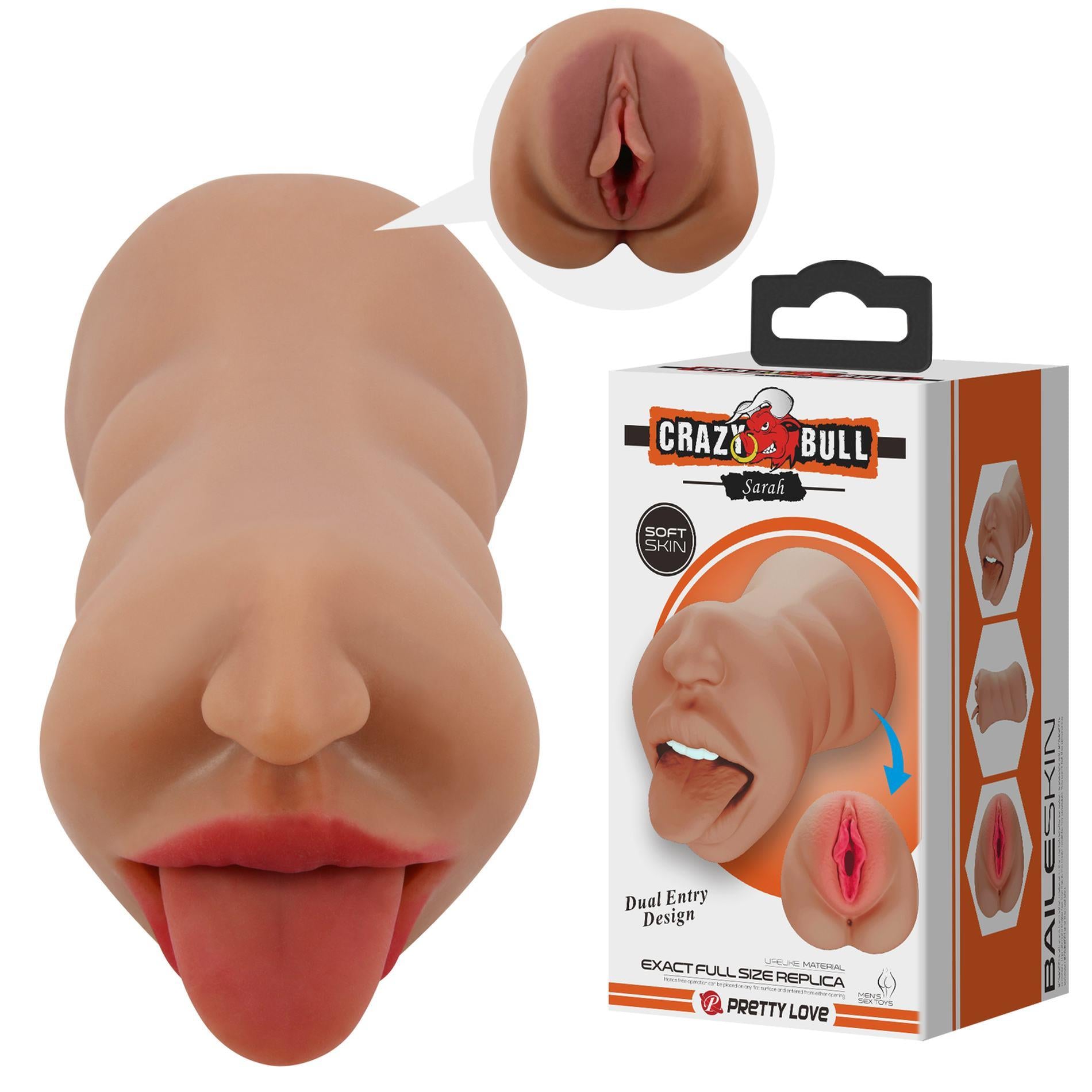 SARAH, masturbateur masculin double canal haut de gamme