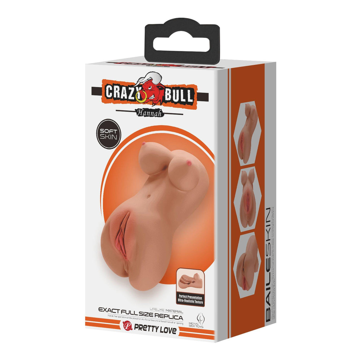 Masturbatore Hannah entry masturbator's – vibrante, impermeabile, nude | Crazy Bull